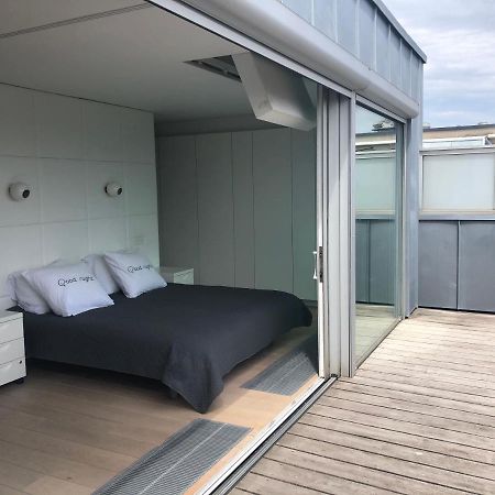 Ferienwohnung Penthouse Sea-Loft Blankenberge, Uniek Zeezicht, Luxeloft Met 40M2 Terras! Exterior foto