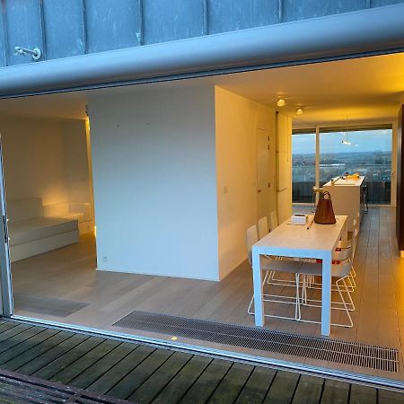 Ferienwohnung Penthouse Sea-Loft Blankenberge, Uniek Zeezicht, Luxeloft Met 40M2 Terras! Exterior foto