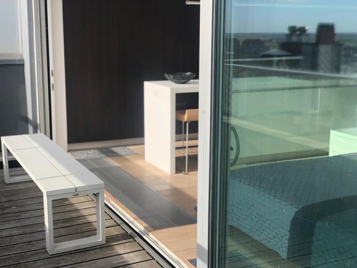 Ferienwohnung Penthouse Sea-Loft Blankenberge, Uniek Zeezicht, Luxeloft Met 40M2 Terras! Exterior foto