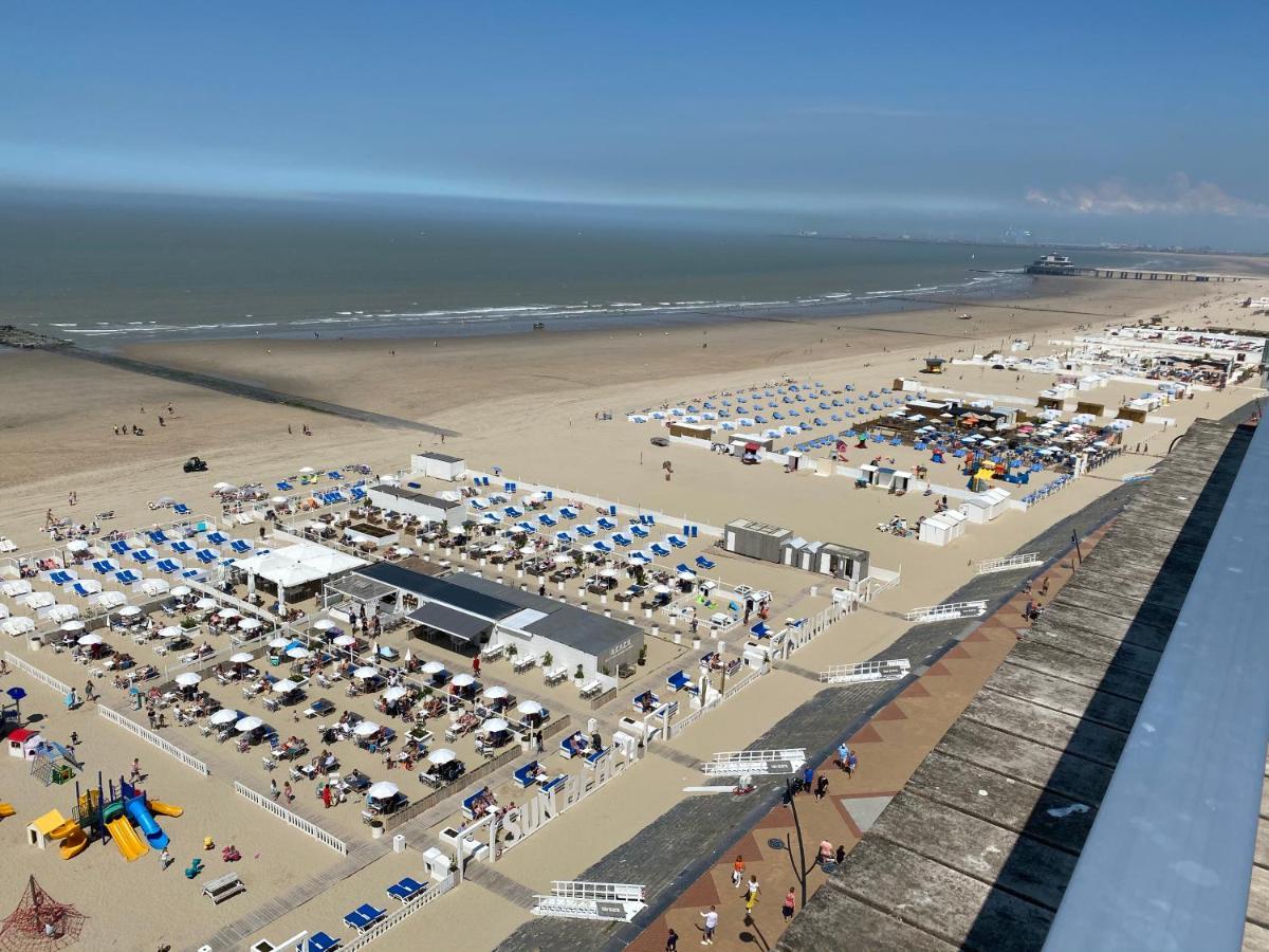 Ferienwohnung Penthouse Sea-Loft Blankenberge, Uniek Zeezicht, Luxeloft Met 40M2 Terras! Exterior foto